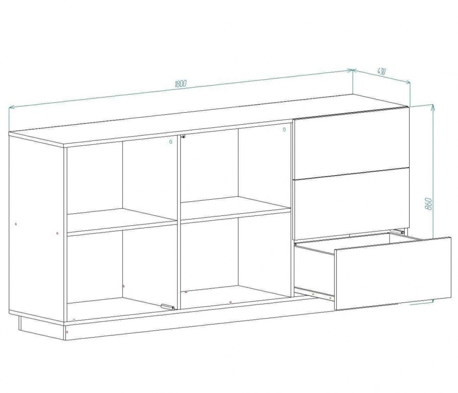 Комод Цесена 220