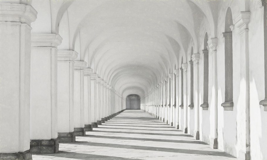 Белые арки архитектурные