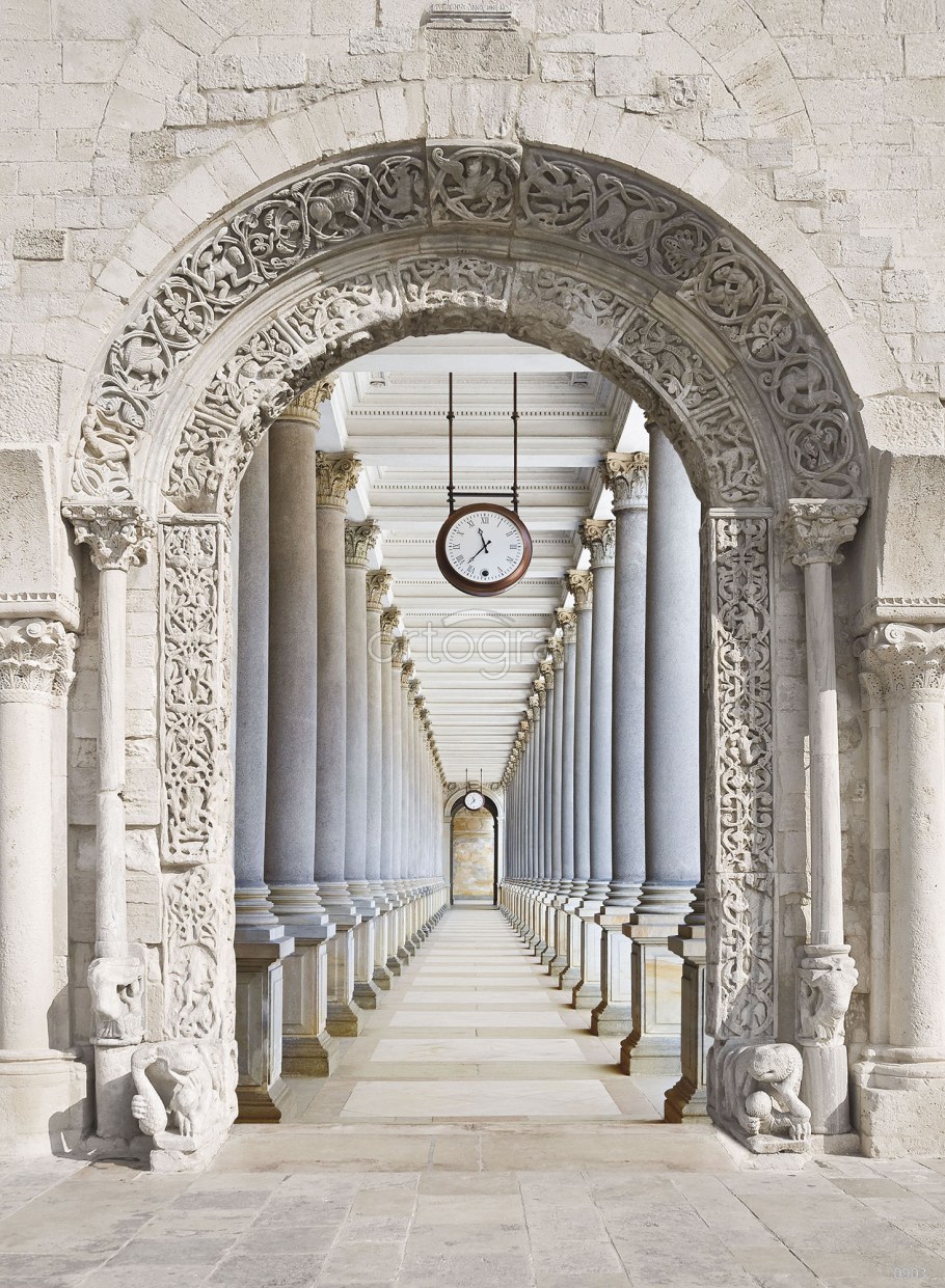 Рим фрески колоннада