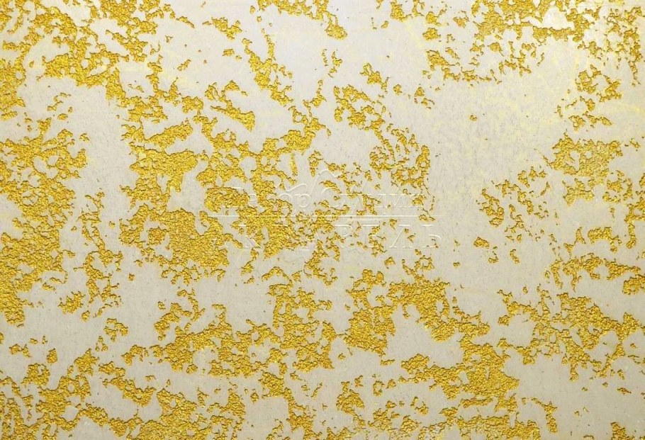 Штукатурка Гротто с золотом