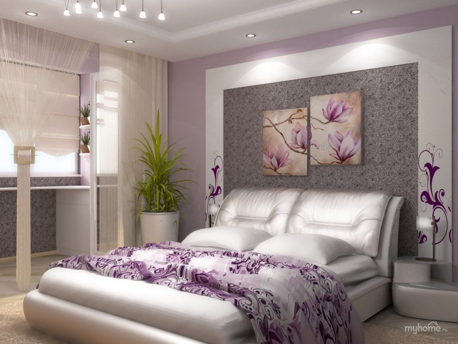 Дизайн комнаты для молодоженов