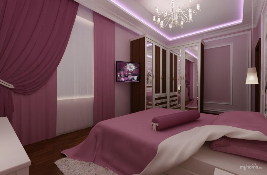 Цвет спальни для супругов