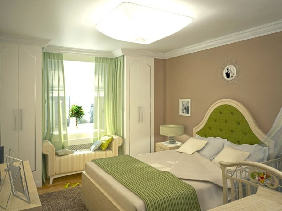 Интерьер спальни для семьи