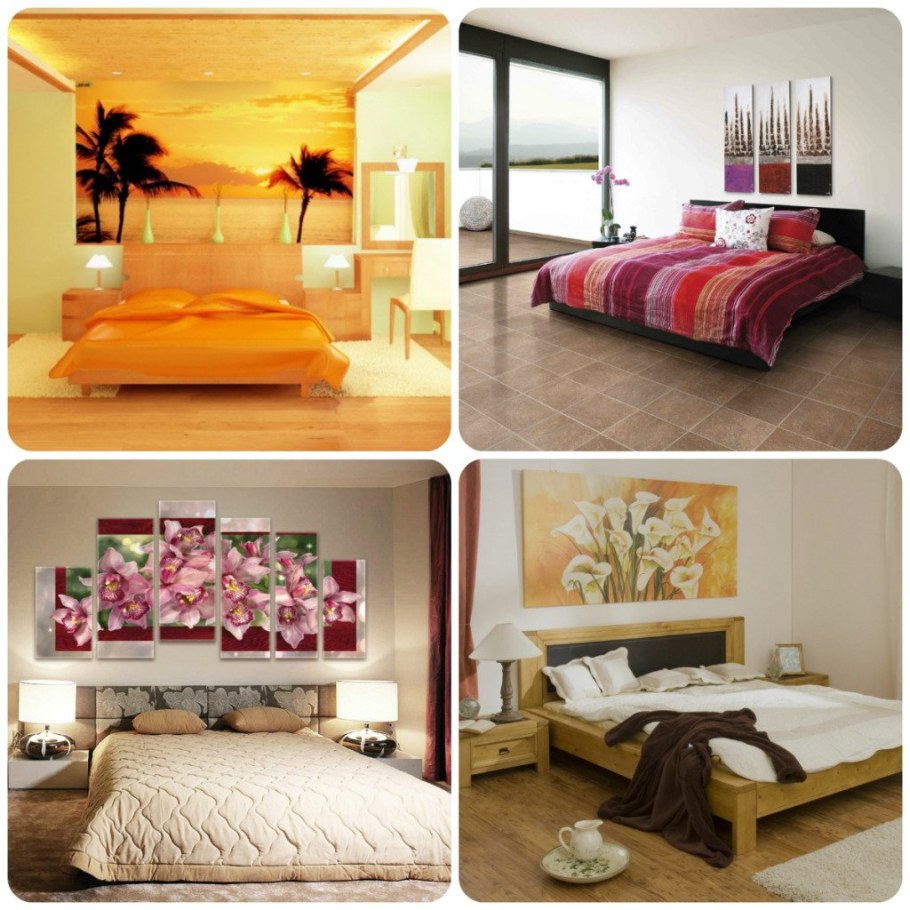 Картины по феншуй в спальню
