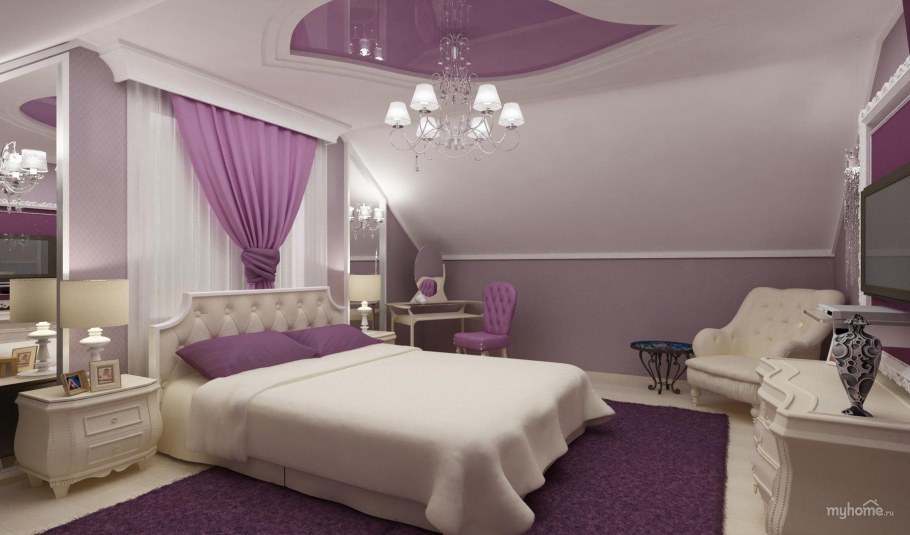 Нежная спальня для семейной пары