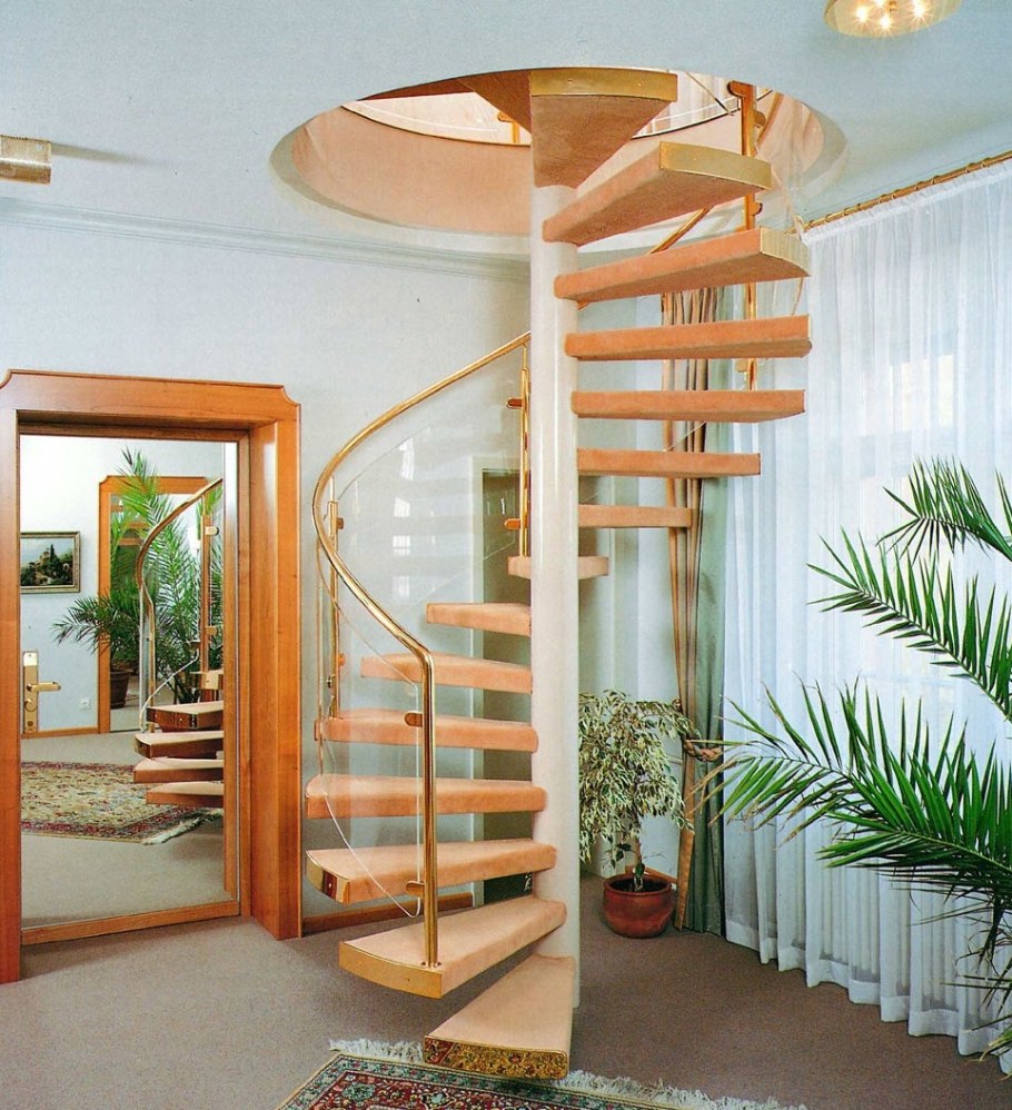 Винтовая лестница проем 1000х1000