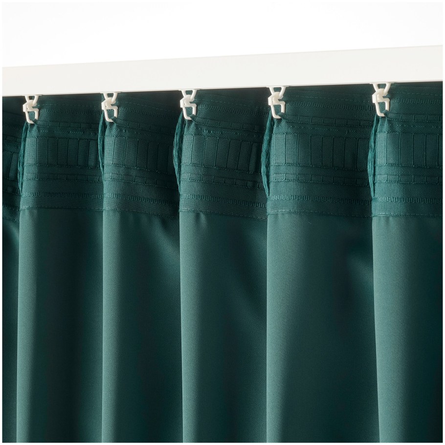 Majgull МАЙГУЛЛ гардины, блокирующие свет, 2 шт., темная бирюза145x300 см