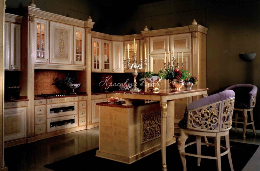 Итальянская кухня мебель классика Socci