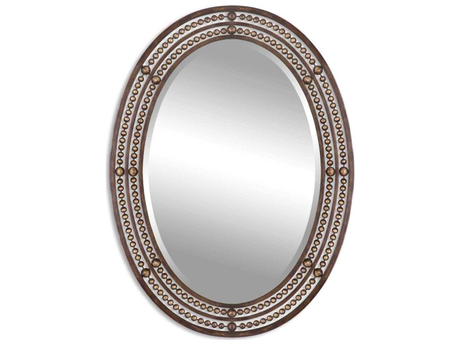 Зеркало Boheme 511 овальное антик