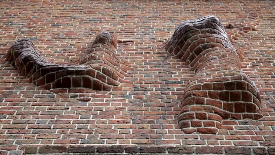 Вертикальная кладка кирпича