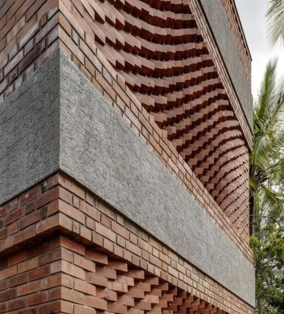 Кирпичные фасады необычные