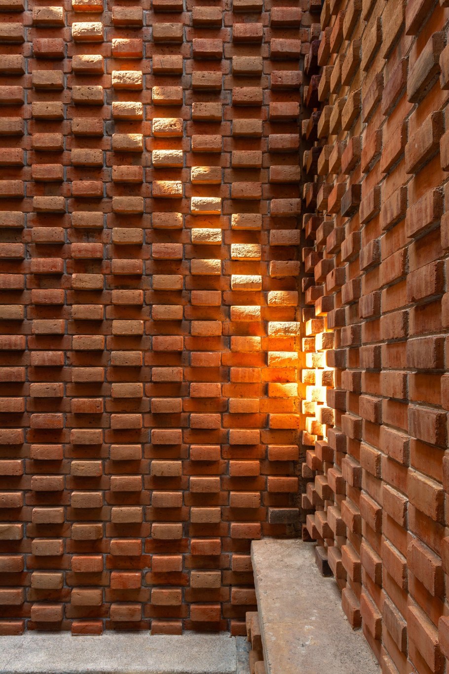 Необычная кладка кирпича