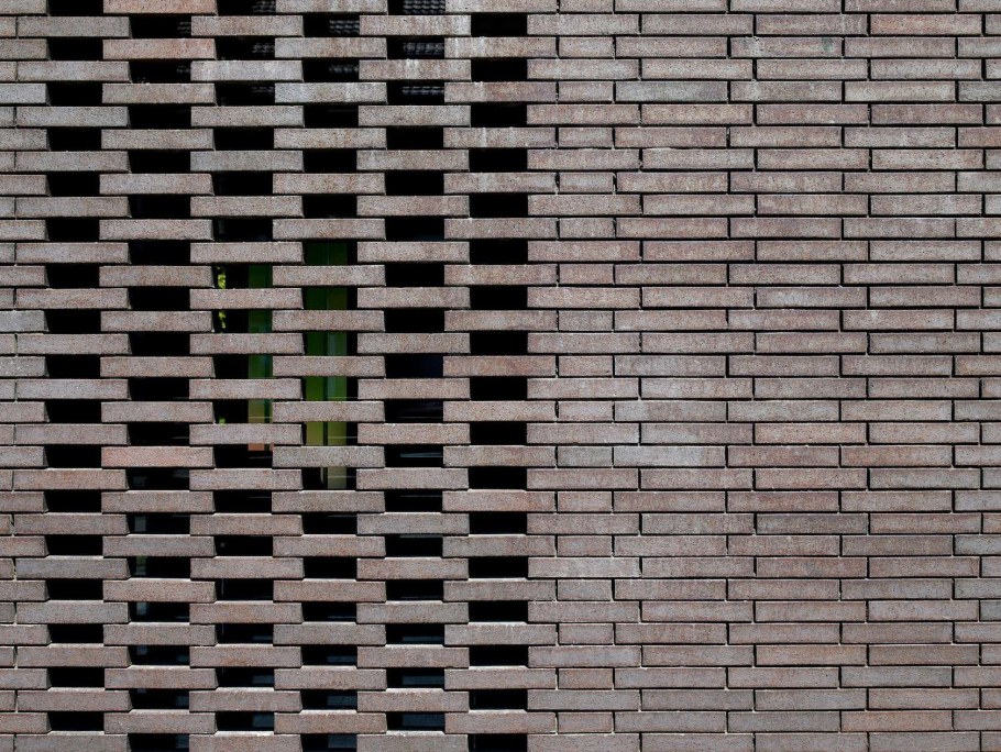 Кладка кирпича узором