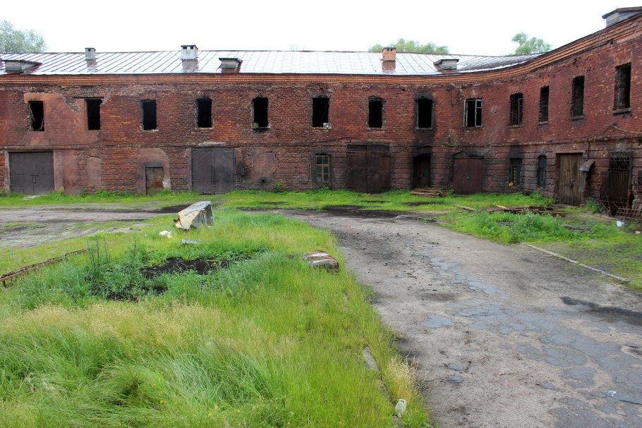 Казармы ИВАТУ С высоты