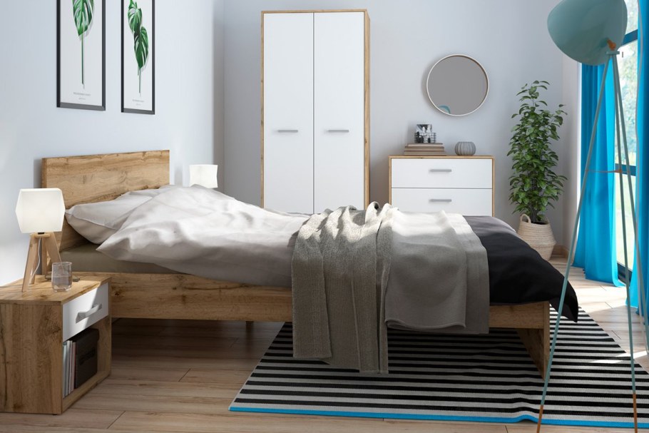 Кровать дуб Вотан 90 200