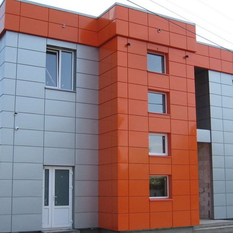 Вентилируемый фасад металлокассеты