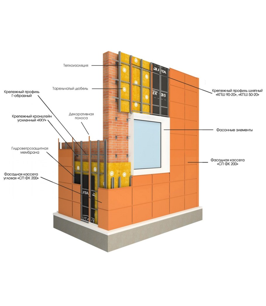 Фасадная кассета PUZZLETON МЕТАЛЛПРОФИЛЬ
