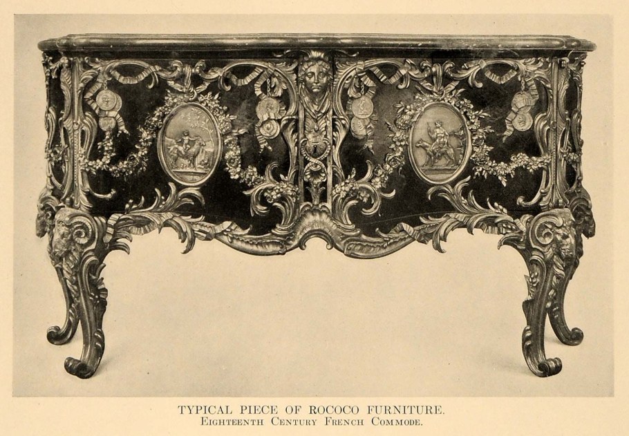 Мебель Барокко Франция эпохи Людовика
