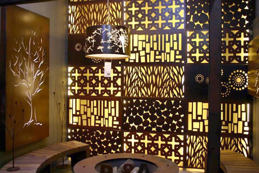 Лазерная резка по металлу в интерьере