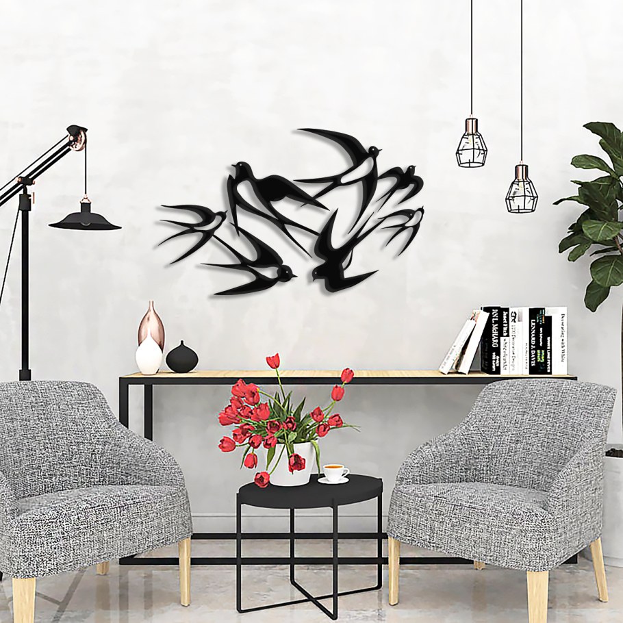 Настенный декор из металла