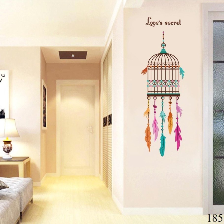 Интерьерные наклейки на стену в прихожую