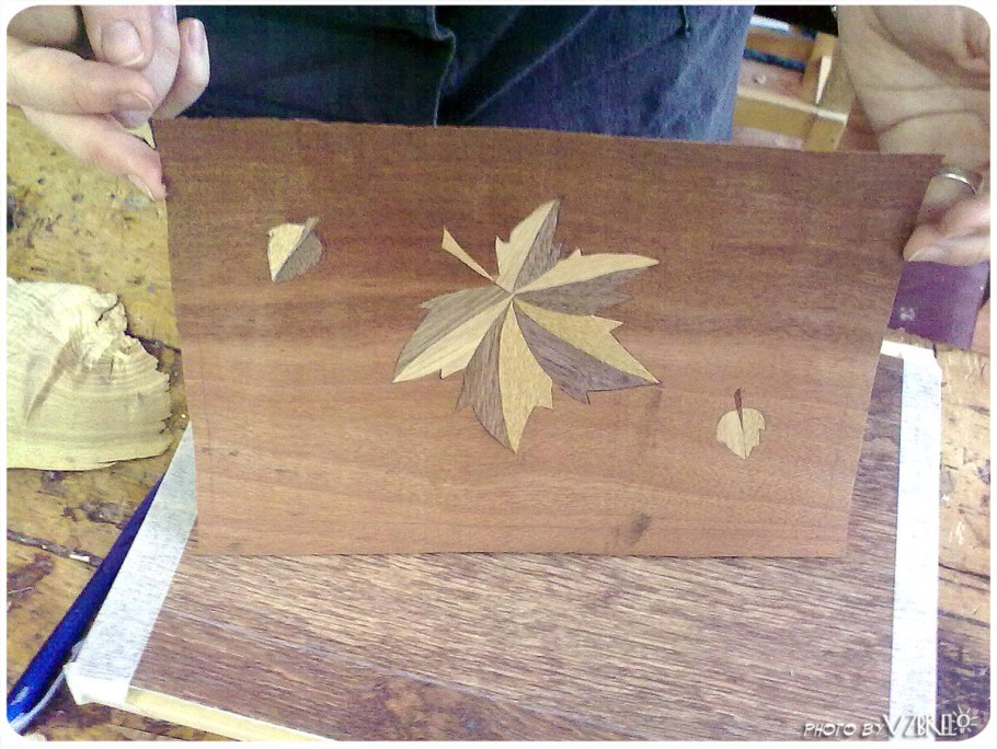 Маркетри мозаика из шпона технология