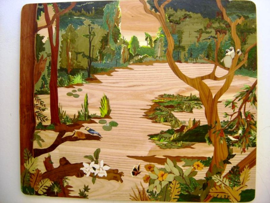 Техника Маркетри деревянная мозаика для начинающих