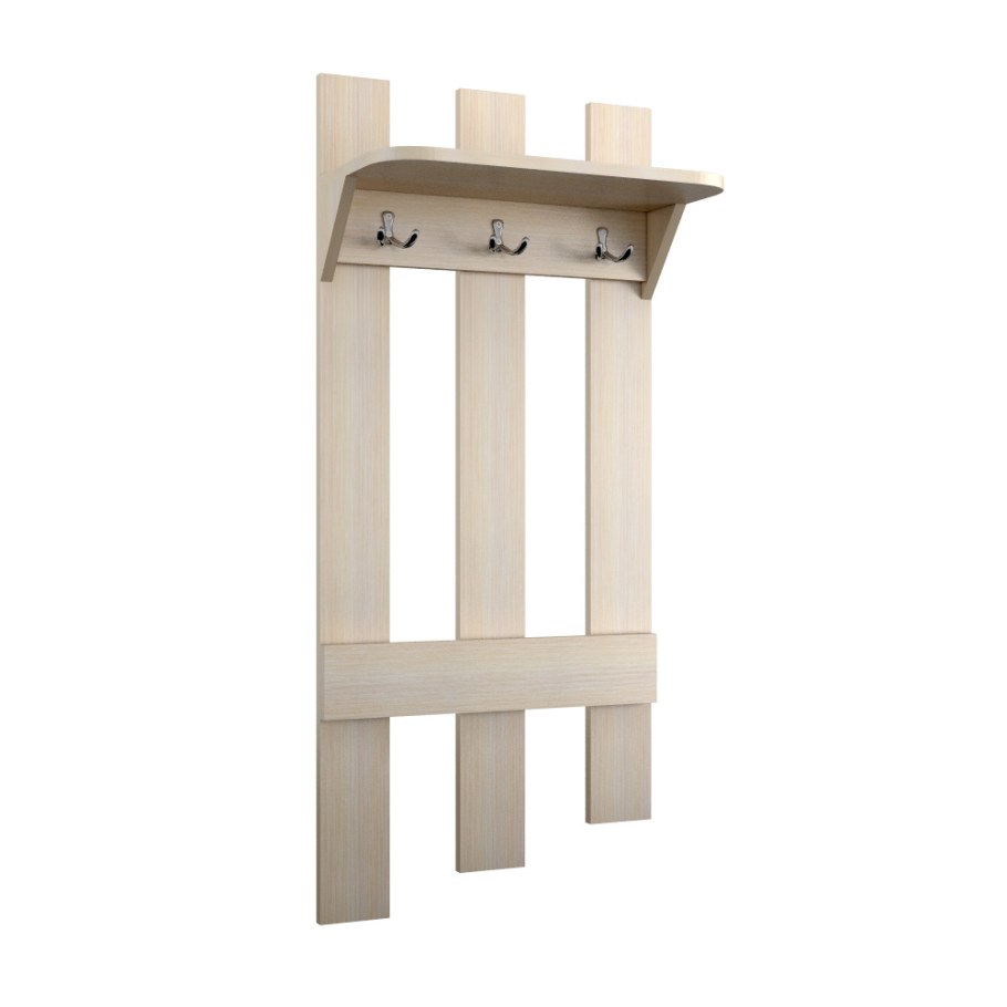 Вешалка настенная Ольга 6.1 ясень шимо