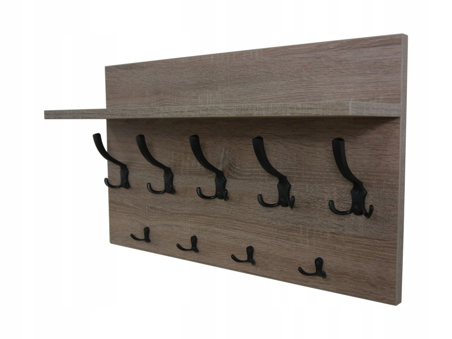 Вешалка в прихожую, вешалка настенная Ольга-лофт 6.1, 51х31х135 см
