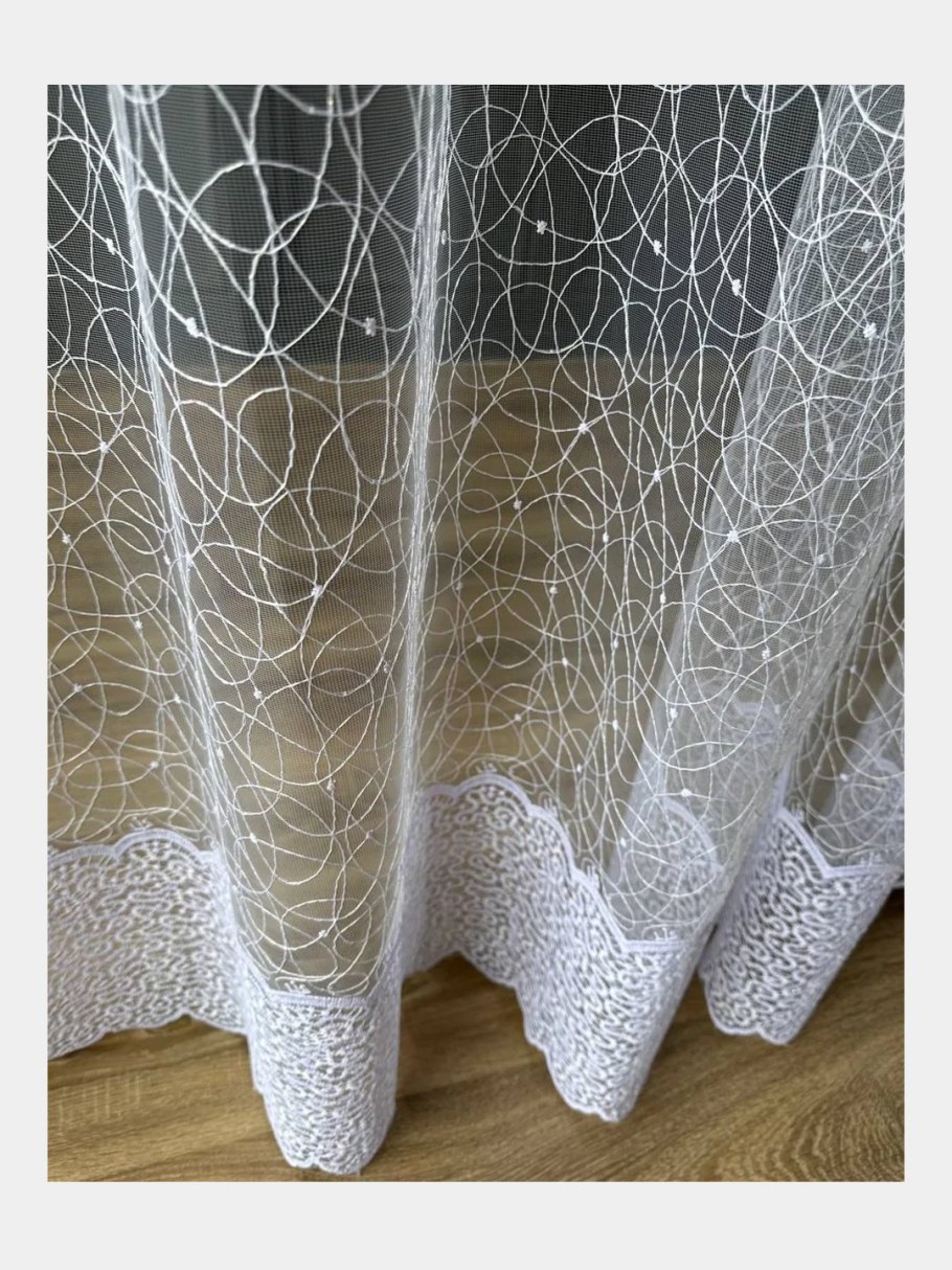 Кружевные шторы в интерьере