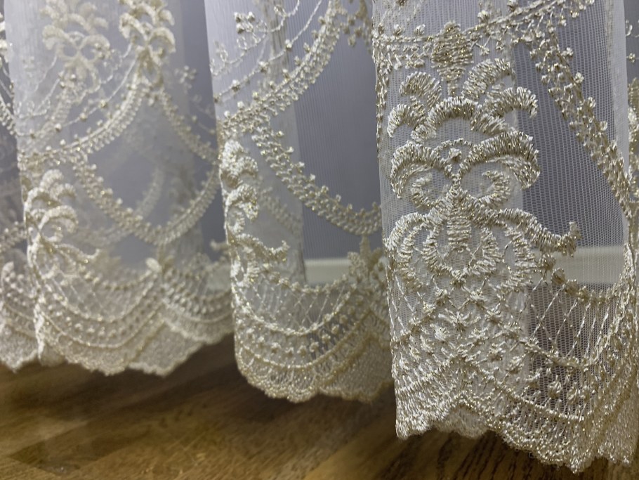 Тюль мраморный жаккард