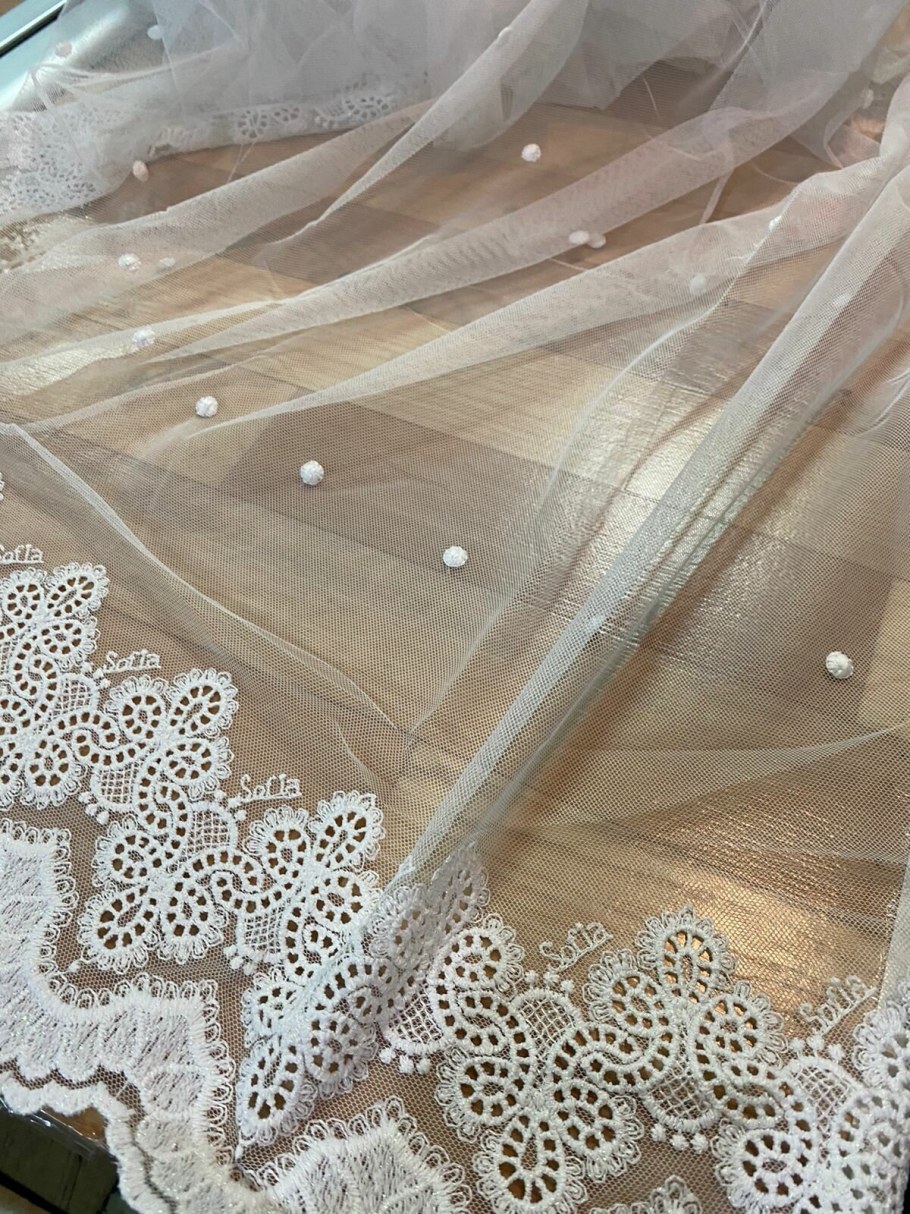 Ажурная ткань для платья