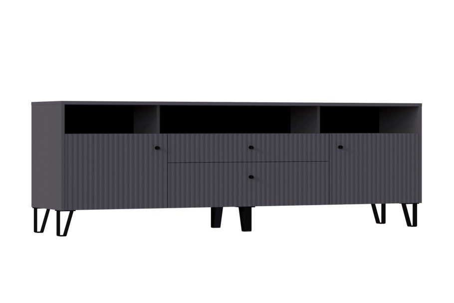 Оливия комод (графит, графит софт) фото