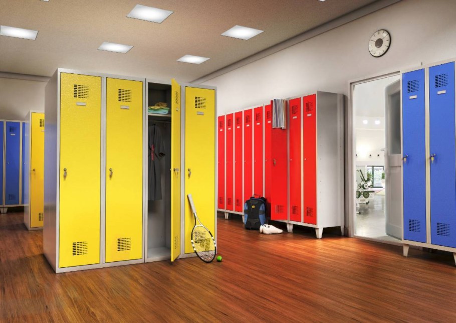 Металлические шкафы для раздевалок
