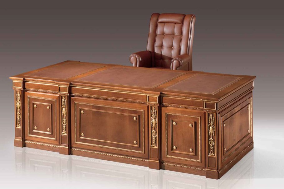 Стол письменный для рабочего кабинета Лувр производство завода Тула