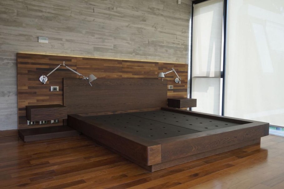 Подиумная кровать лофт