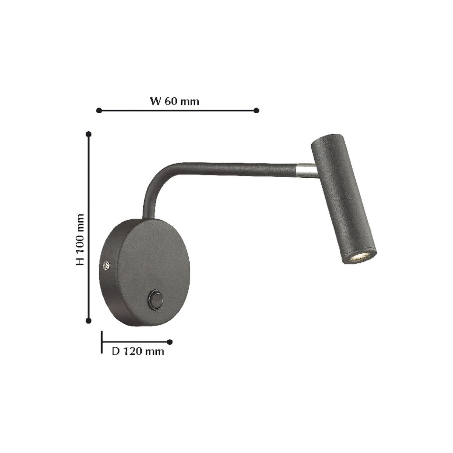 Светодиодный спот favourite Murum 1960-1w