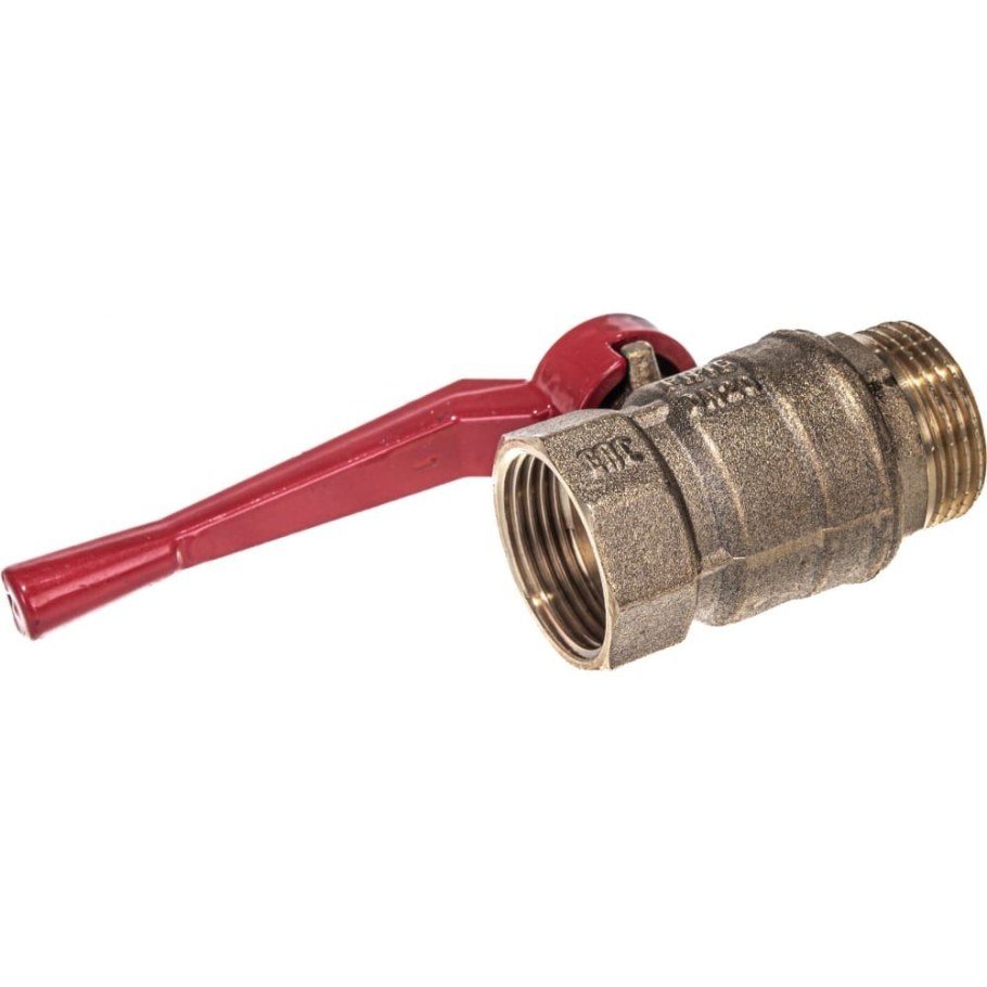 Шаровой кран для воды Оптима 1" г/ш напрвление потока