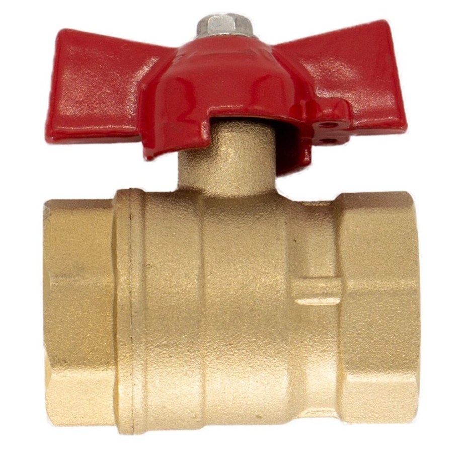 Кран шаровый Оптима SOFMB муфтовый (ВР/НР), латунь Ду 20 (3/4")