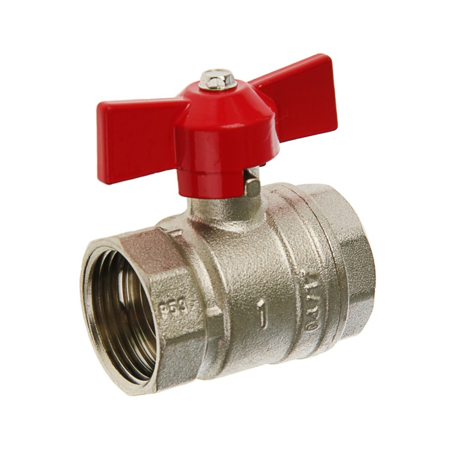 Шаровой кран для воды Оптима 1/2" г/ш бабочка sofmb012