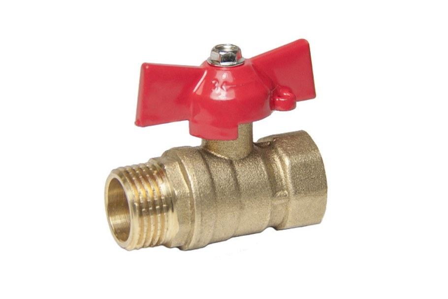 Кран шаровый 1/2" г.г Оптима