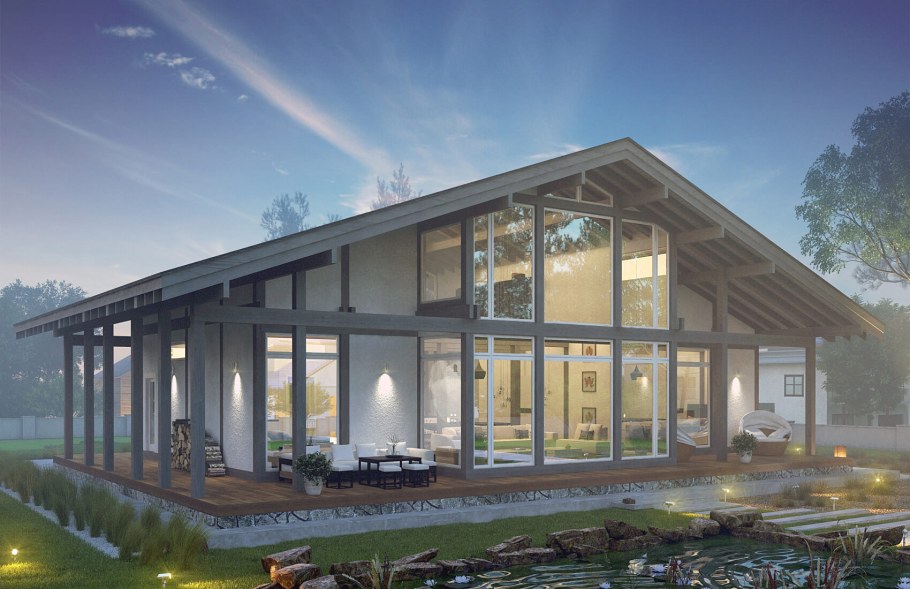 Фахверк 180 м2