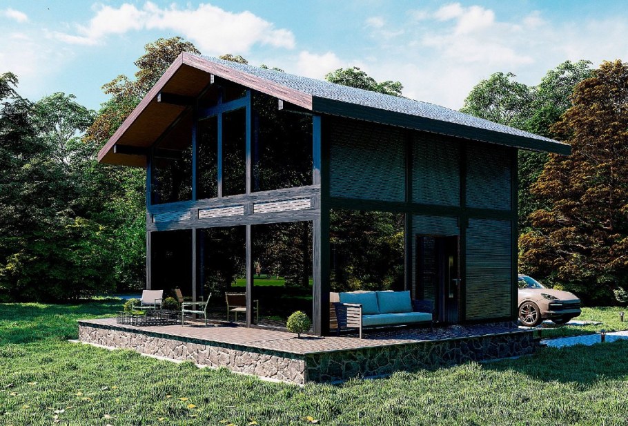 Дом фахверк Модерн