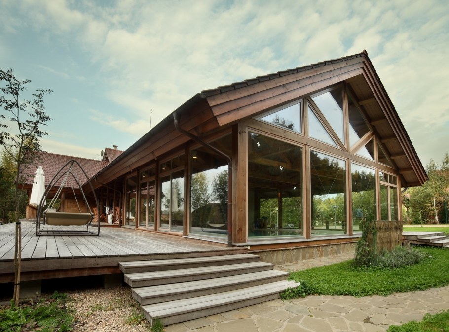 Фахверк Шале 1 этаж