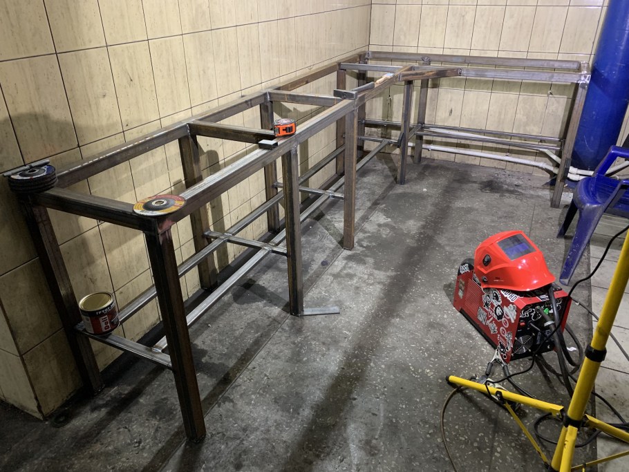 Верстак из профильной трубы 40х40