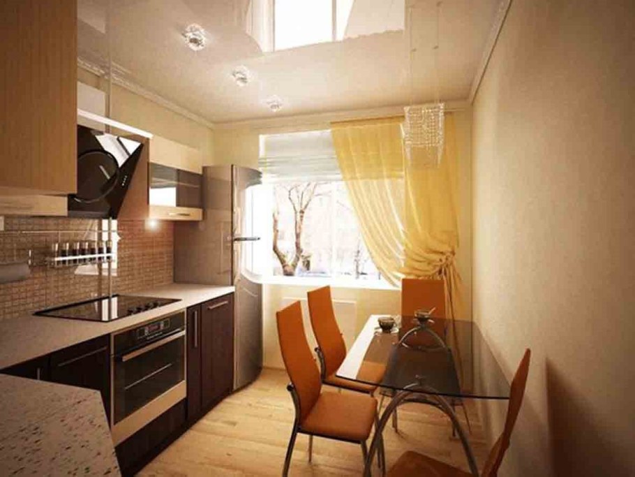 Кухня на 7 кв.м в панельном доме