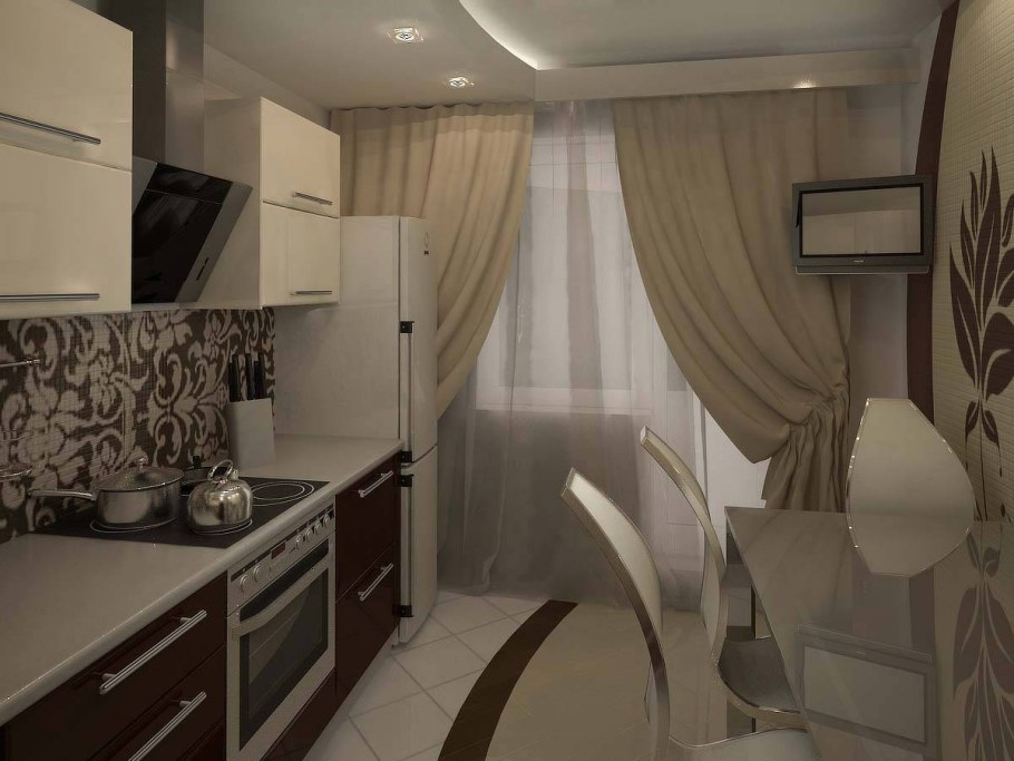 Кухня 9 кв м в панельном доме