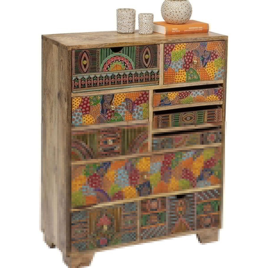 Комод разноцветный