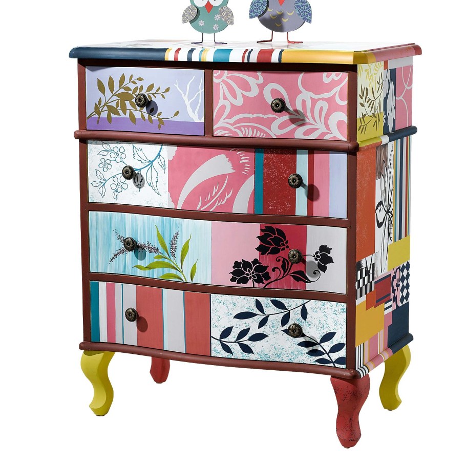 Комод разноцветный