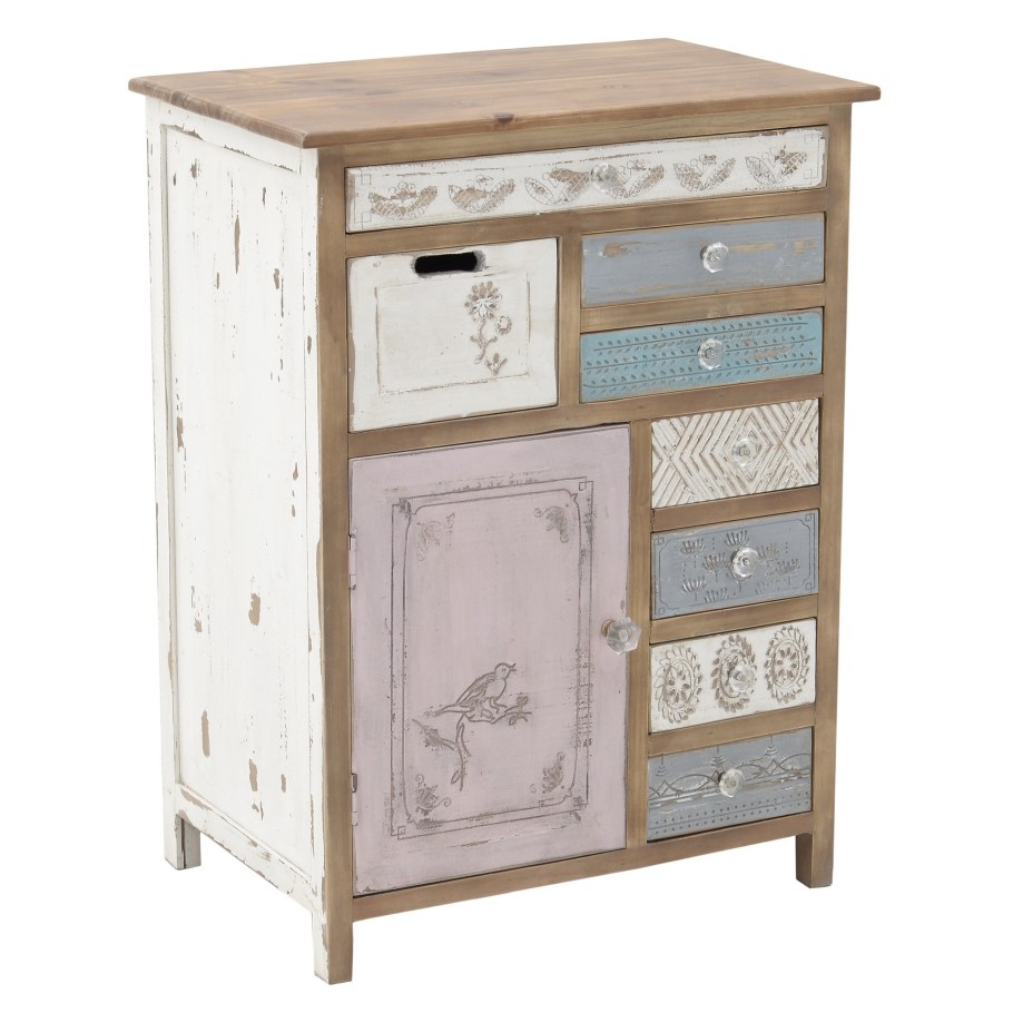 Комод разноцветный